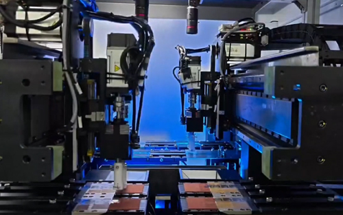 Placement accuracy ±0.05mm, high-precision placement, fly-on-the-fly imaging at 2500mm/s.